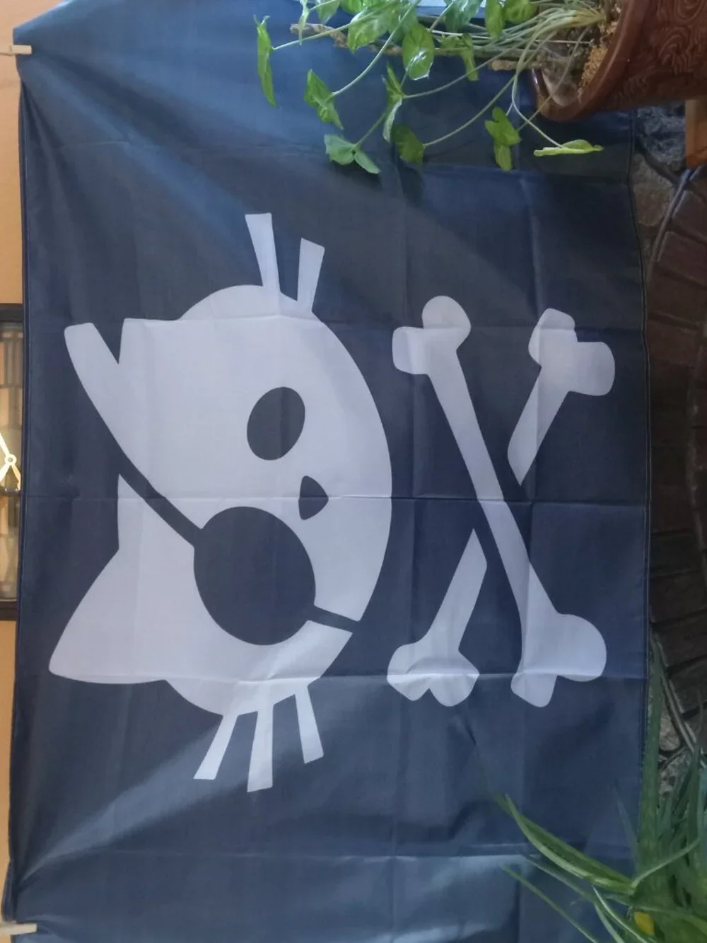 🎃 Halloween Cat Skull and Cross Bones 3x5 Pirate Flag